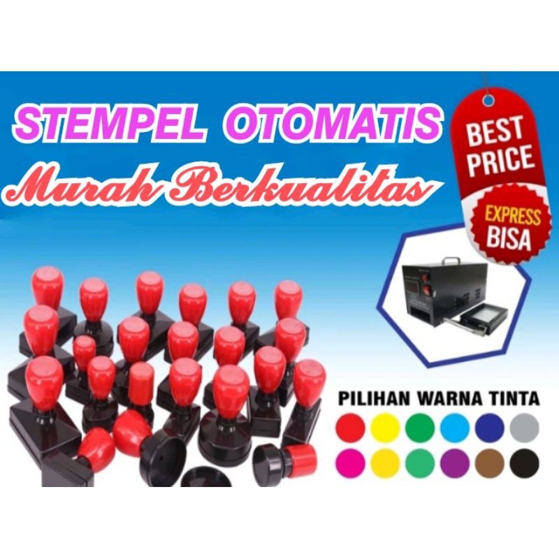 

stempel kertas otomatis bisa refill WE!!