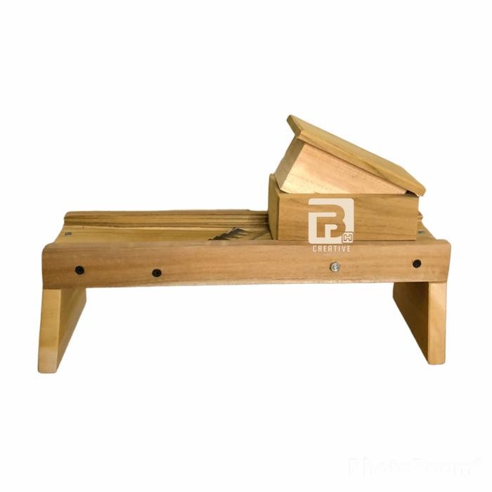 Pengiris Model Stik Mustofa Pemotong Kentang Kayu Jati