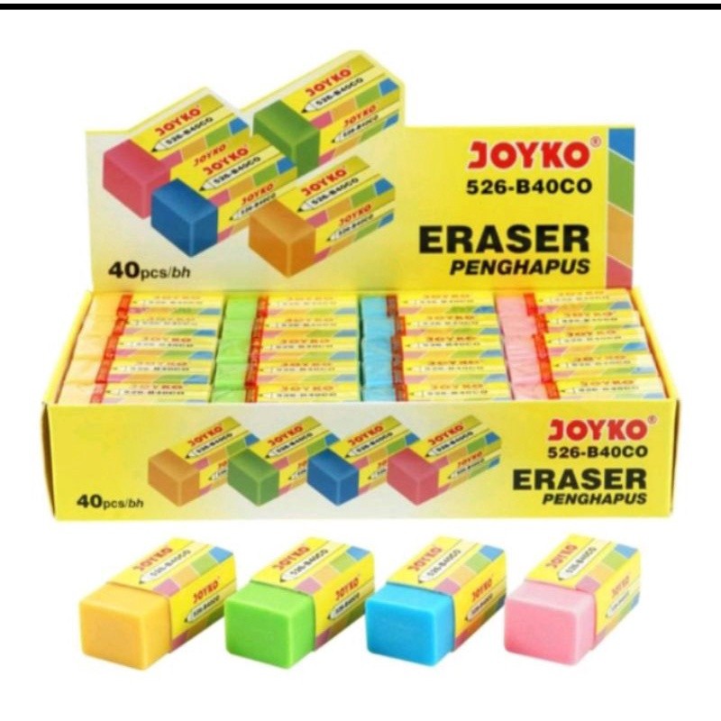 

( 1 pack isi 40 pcs) Penghapus joyko kecil WE!!!