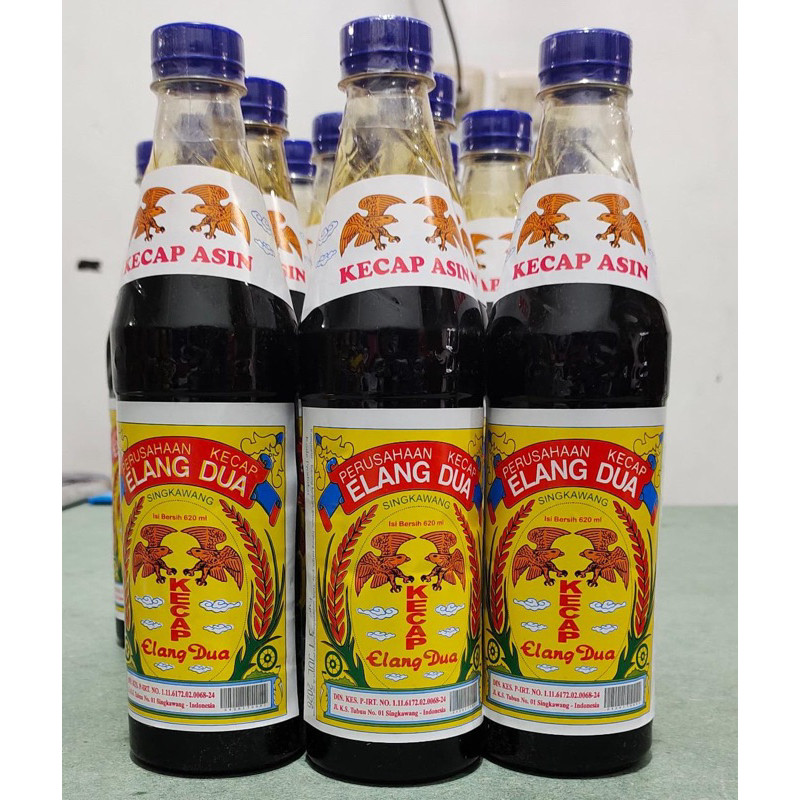 

Kecap Asin Singkawang Cap Elang Dua Kecap 2 Elang 620ml