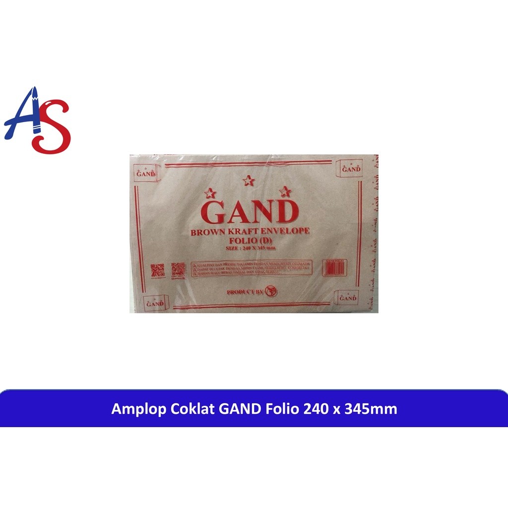 

Amlop Coklat (FOLIO) Gand /Brown Kraft Envelope WE!!