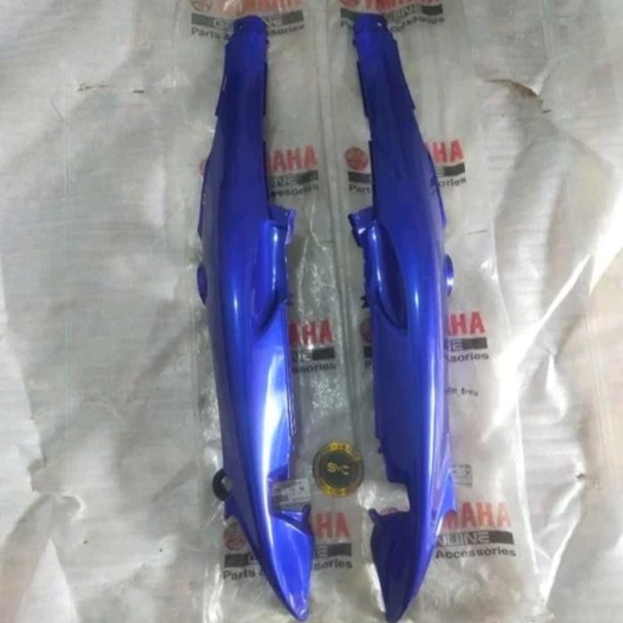 COVER BODY BELAKANG JUPITER Z LAMA BIRU KANAN KIRI ORI YGP 5LL-F1731-10-P8 5LL-1741-10-P8