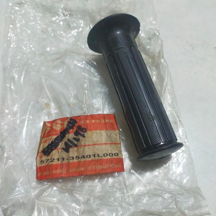 HANDGRIP HANSPAT KARET SETIR KIRI SUZUKI RC 100 RC100 RC110 CRYSTAL ORIGINAL SGP