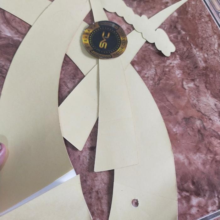 STRIPING SCOOPY KARBU 2012 MERAH PUTIH ORIGINAL