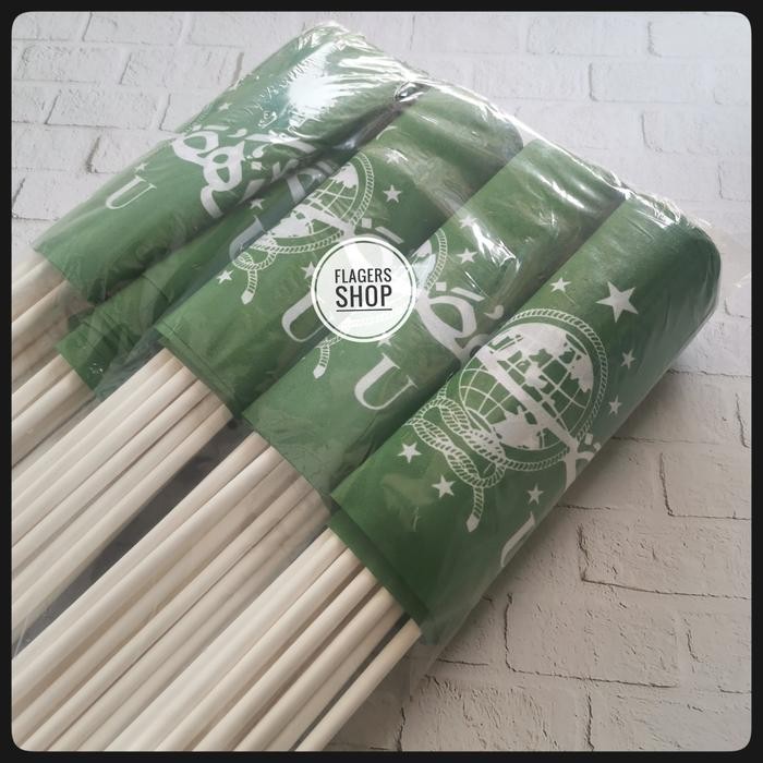 [100 Pcs] Bendera Pawai Nu / Bendera Stik Nu / Bendera Tangan Nu -Gratisongkir