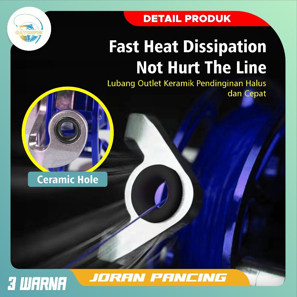 Catchfis Reel Pancing Tokos Katrol Kerekan Pancing Fishing Material Full Metal Reel Tokos FD50