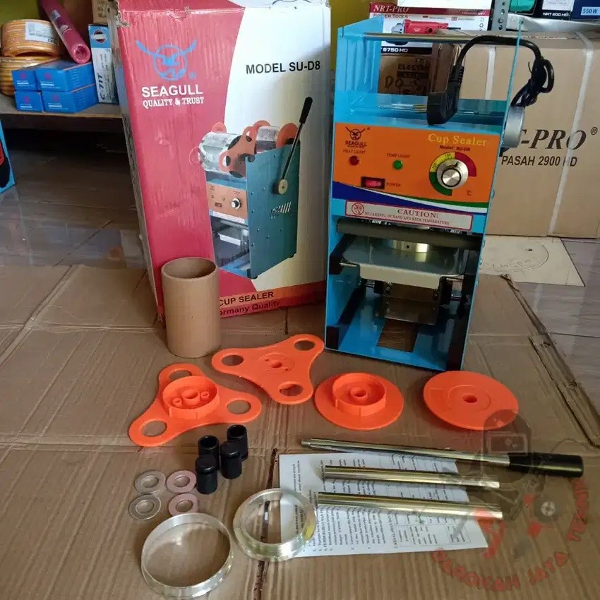 Mesin Press Gelas Plastik Mesin Cup Sealer Manual Sealing Machine OSSEL