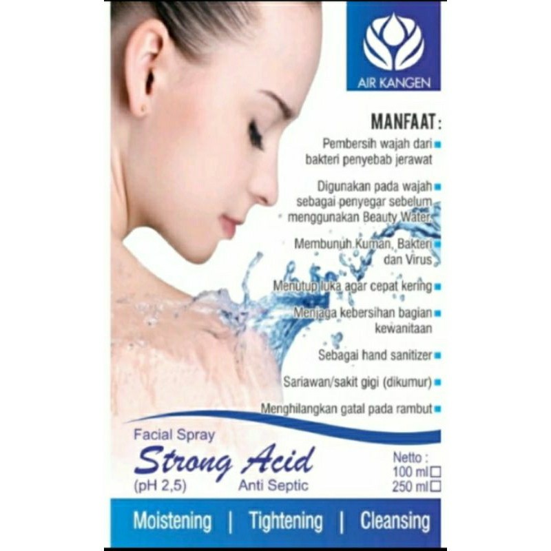 

Stiker Strong Acid Beauty Kangen 100 Lembar