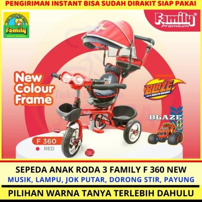 Sepeda Anak Roda Tiga Faly F360H