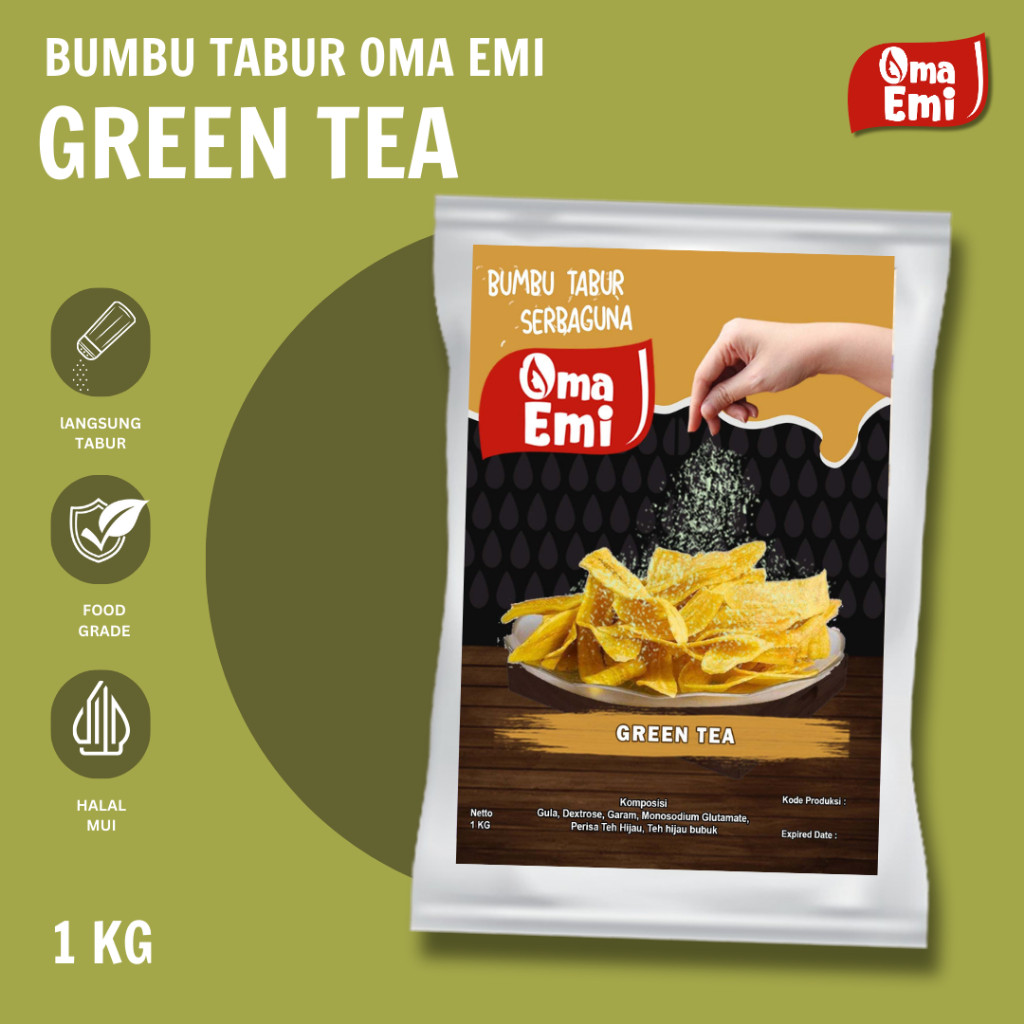 

BUMBU TABUR GREENTEA SEASONING 1 KG