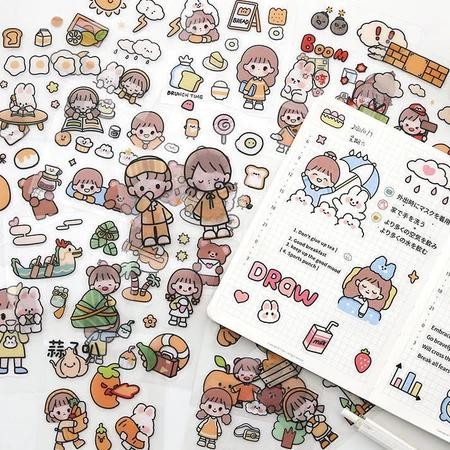 

Big Boss - Stiker Aesthetic Deco Jurnal Buku Diary Box Sticker Paper Stationery