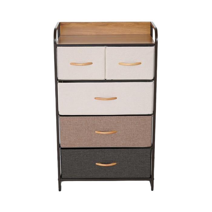 Informa Floyd Laci Penyimpanan 5 Tingkat Laci Kabinet Serbaguna Cabinet Penyimpanan Indoor