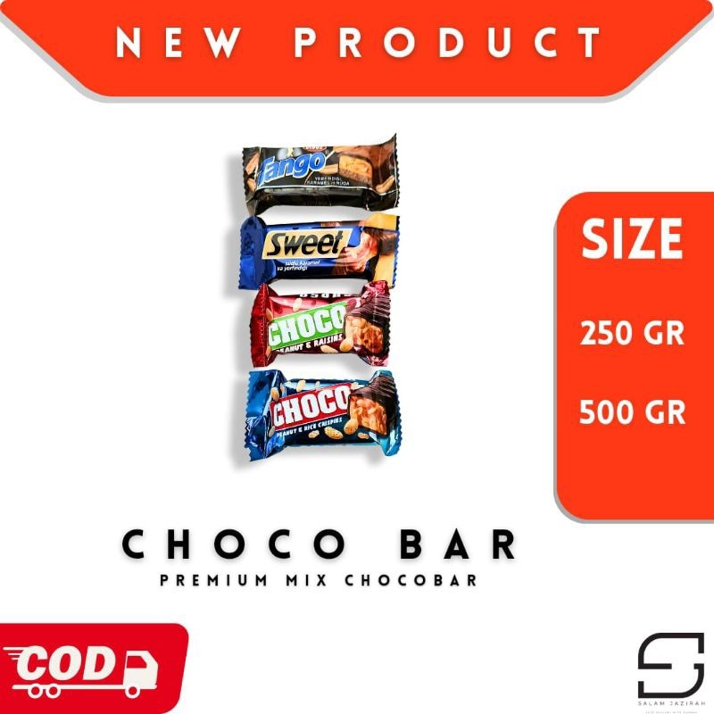 

Choco Bar Premium Mix Sweet Nougat Coklat Premium Oleh Oleh Haji Umrah Coklat Premium WE!!
