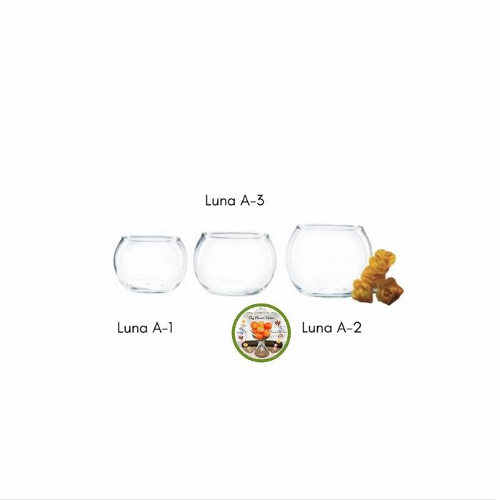 LUNA A2/ WW DESIGN / BOWL / VAS BULAT KECIL / VAS KACA / VAS BUNGA