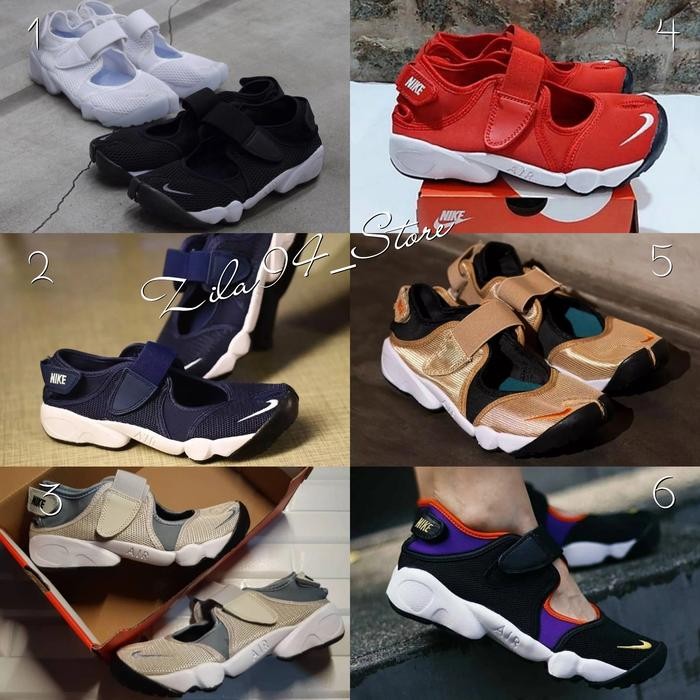 Sepatu Sneakers Wanita Nike Air Rift Premium Import - Sandal Ninja Gratisongkir