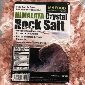 

MH FOOD Himalaya Crystal Rock Salt 500G