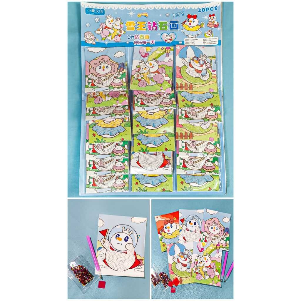 

STIKER MANIK BEADS STICKER DIAMOND PAINTING MIXUE/SANRIO/ANIME 1 PACK MURAH