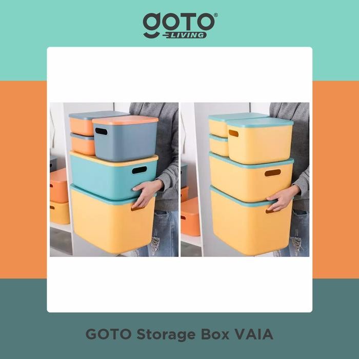 Goto [COD] Vaia Storage Organizer Box Container Keranjang Penyimpanan
