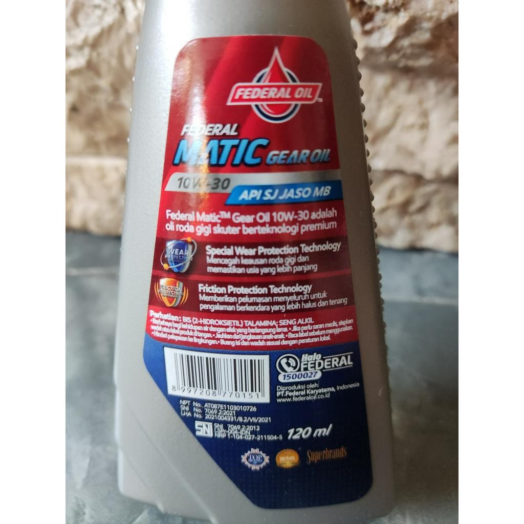 Maylikania Oli Gardan Federal Motor Matic Federal Honda Beat Vario Scoopy Spacy Mio Original