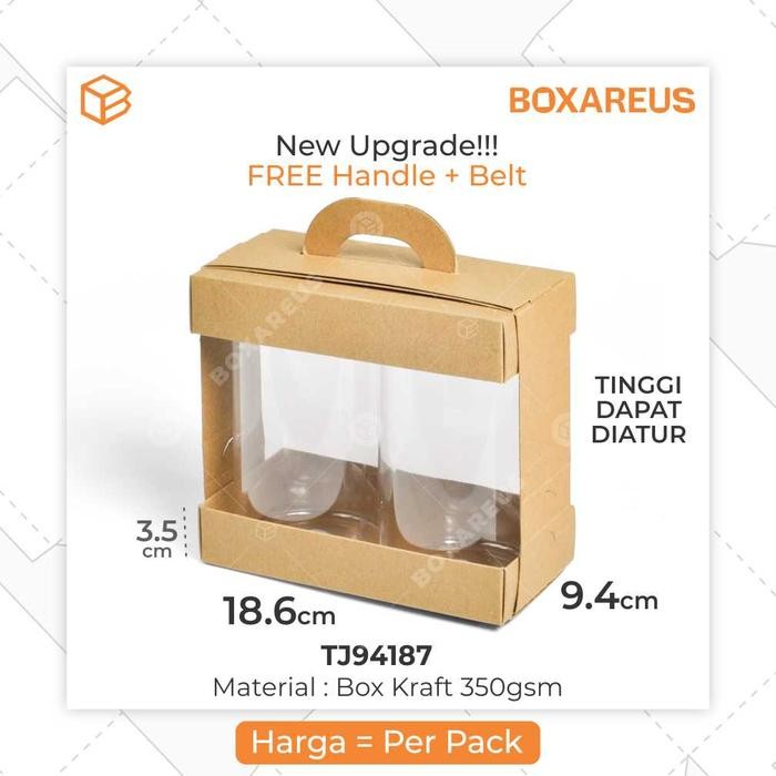 Box Toples Kue Kering Jar Plastik Packaging Kemasan Cookies TJ94187