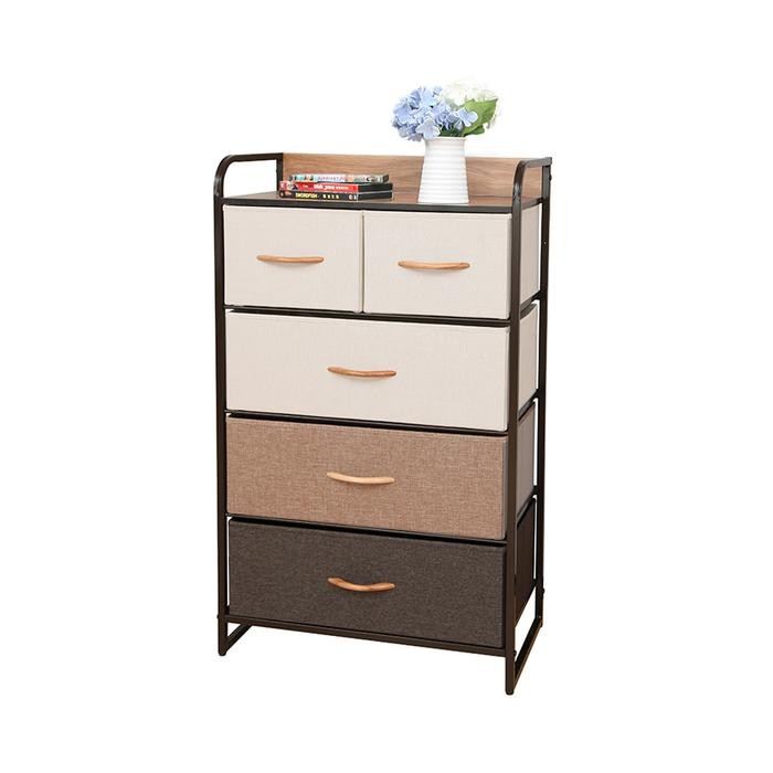 Informa Floyd Laci Penyimpanan 5 Tingkat Laci Kabinet Serbaguna Cabinet Penyimpanan Indoor