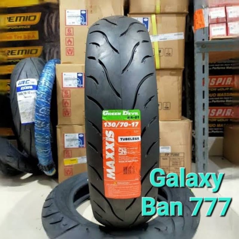 Maylikania Ban Motor Maxxis Green Devils 130/70-17 Tubeless Ban Belakang Cb150R Cb R