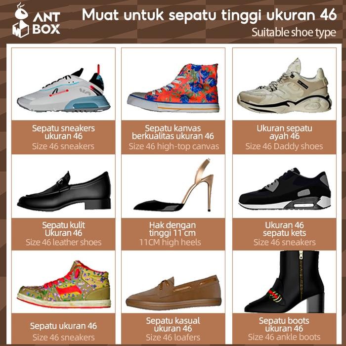 ANTBOX Rak Sepatu / Lemari Sepatu / Box Sepatu Kabinet Susun Tertutup