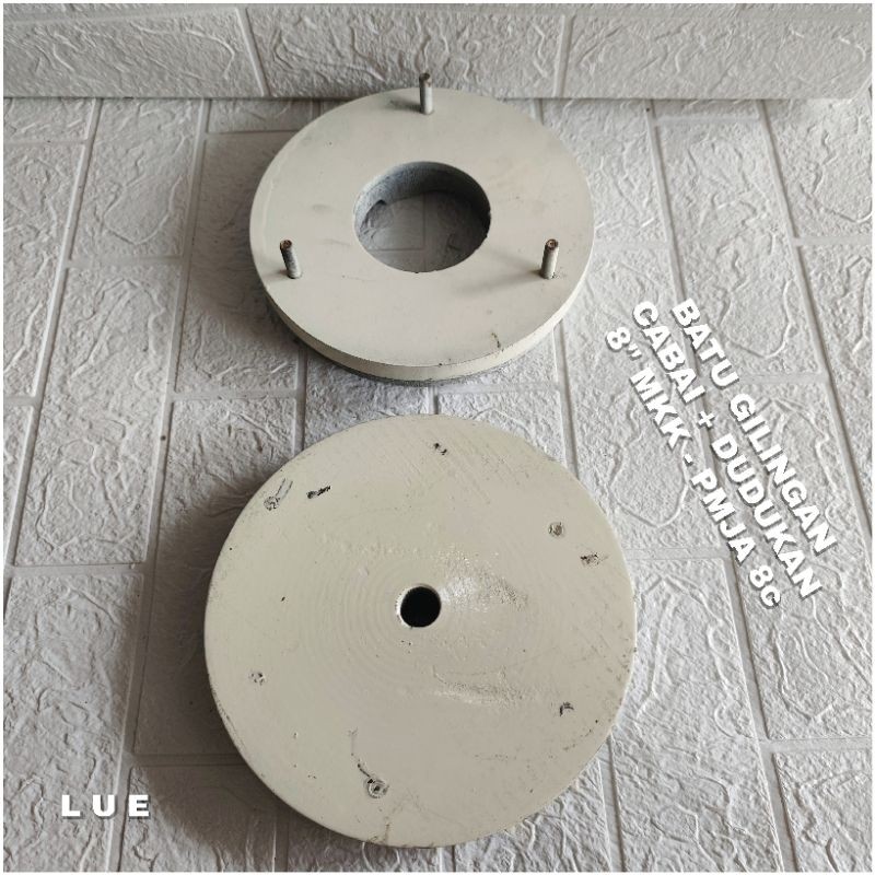 BATU GILINGAN CABAI + DUDUKAN 8" MKK PMJA-8C STONE FOR CHILI GRINDING MACHINE