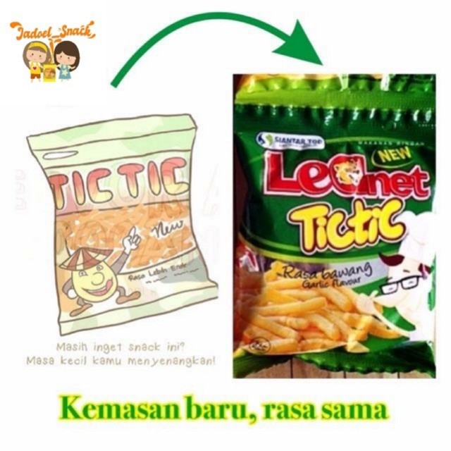 

Olivoliv Snack Leonet Tictic 10 X 10 Gr Rasa Bawang Pedas Ayam Bbq By Jadoel_Snack