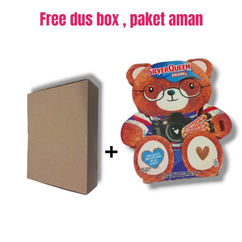 

Olivoliv Snack Silverqueen Chunky Bear Chocolate Cashew Isi 3X26 Gr Edisi Valentine