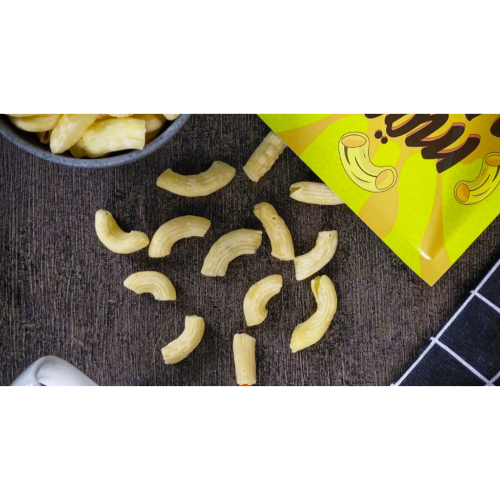 

Olivoliv Snack Mack Keddju (Macaroni Keju) 150 Gram