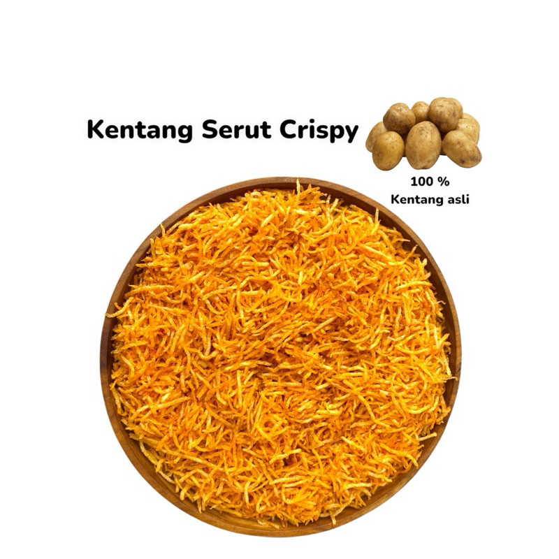 

Olivoliv Snack Kentang Serut Crispy 1 Toples 800 Ml Aneka Rasa