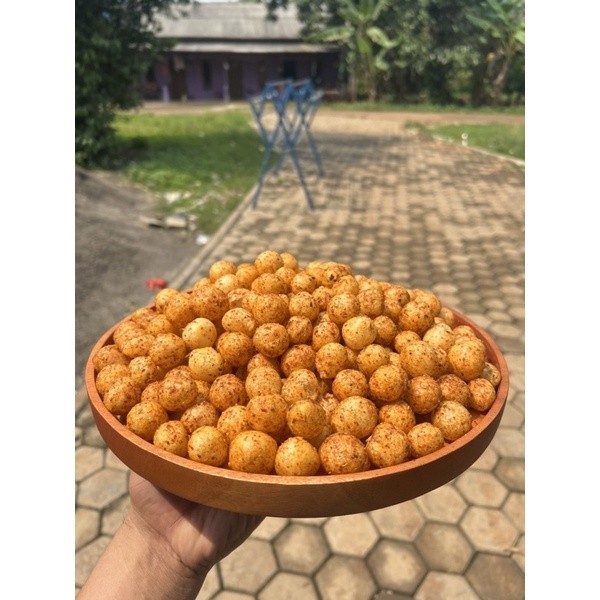 

Olivoliv Snack Cimol Bulat Kering Pedas Daun Jeruk 1Kg