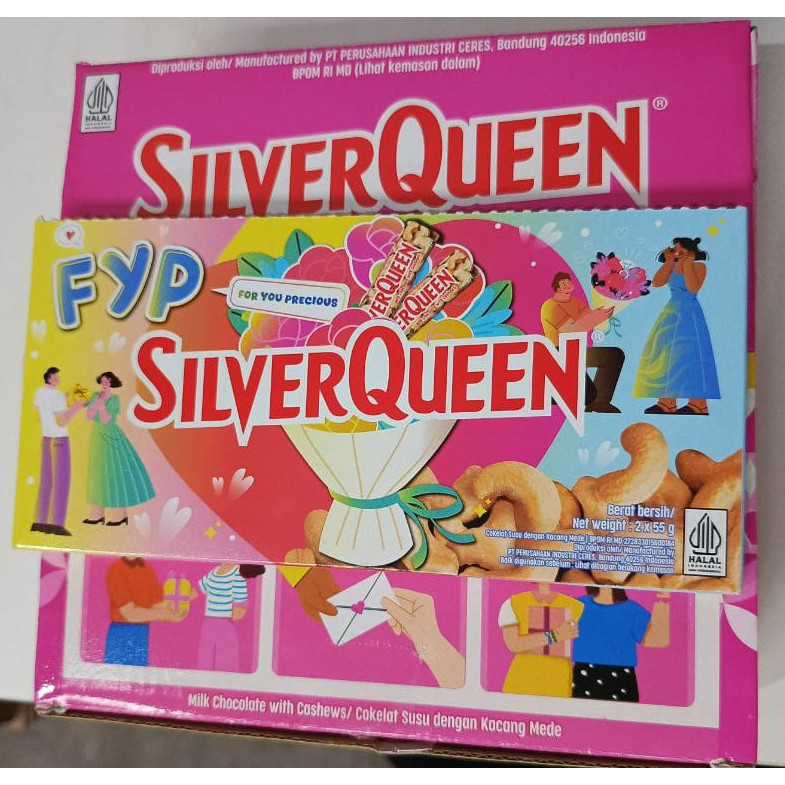 

Olivoliv Snack Silverqueen Cashew 55Gr Edisi Valentine #Rizky#