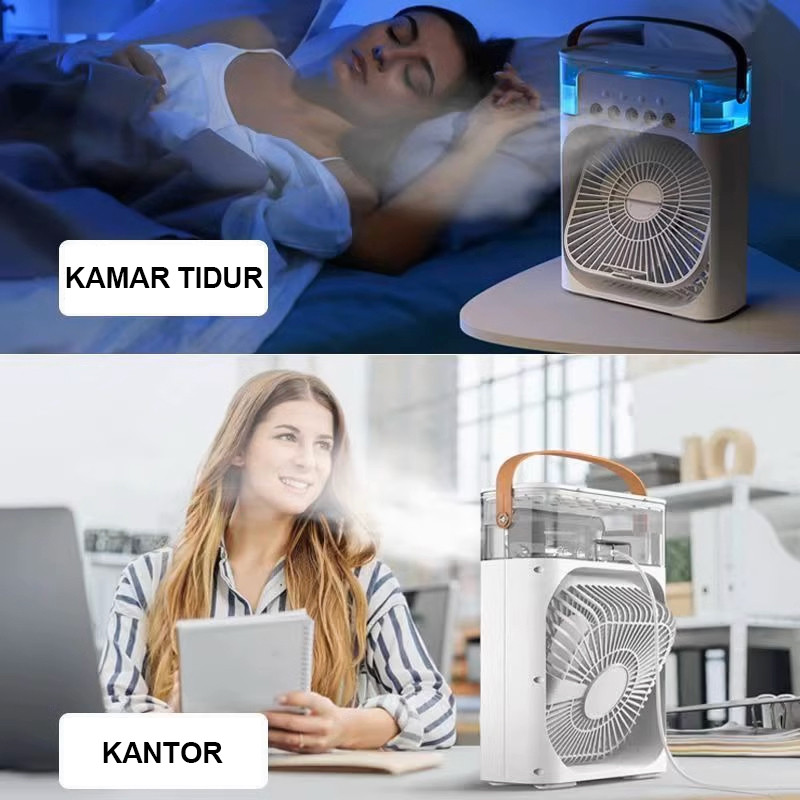Kipas Angin Pendingin Ac Mini Portable Air Cooler Mobil Dan Ruangan Kamar Kipas Mini Super Dingin