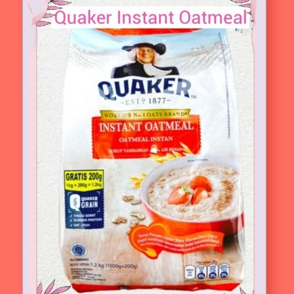 

JTTOP" QUAKER OATMEAL 1200 GR