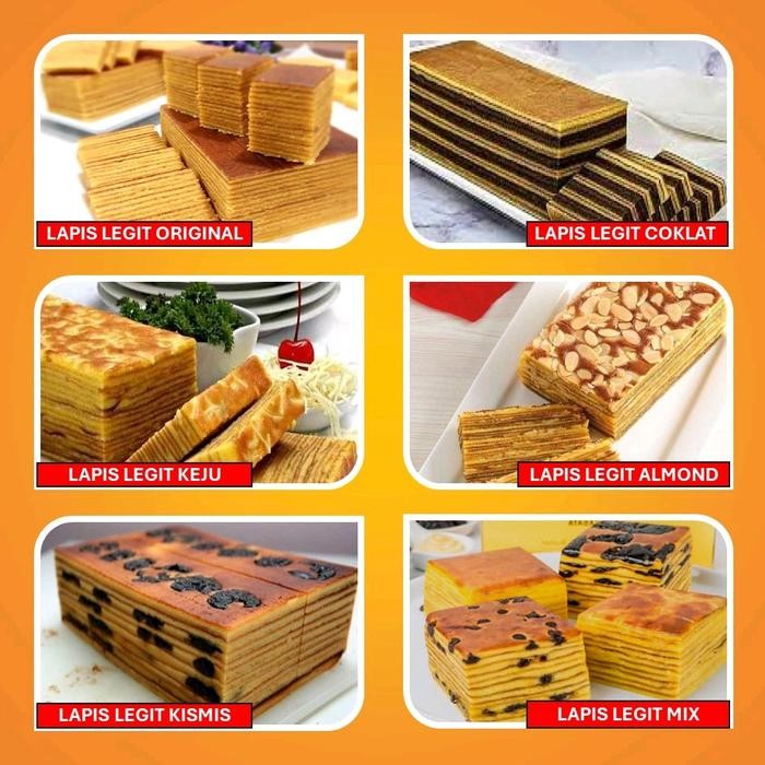

JTTOP" KITA BAKERY LAPIS LEGIT SPESIAL RASA BINTANG LIMA CEMILAN MANIS MENTEGA