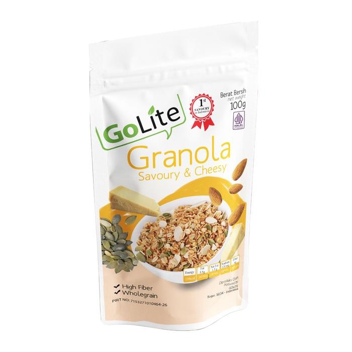 

JTTOP" GRANOLA GOLITE SAVOURY CHEESY 100G