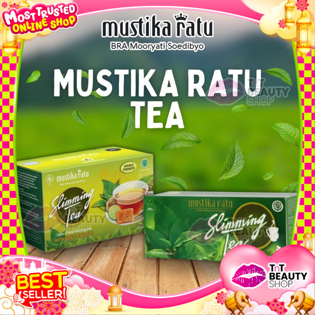 

Mustika Ratu Slimming Tea 15 - 30 Bag - teh diet dan detox - Honey Lime - Sirsak TnT Beauty Shop