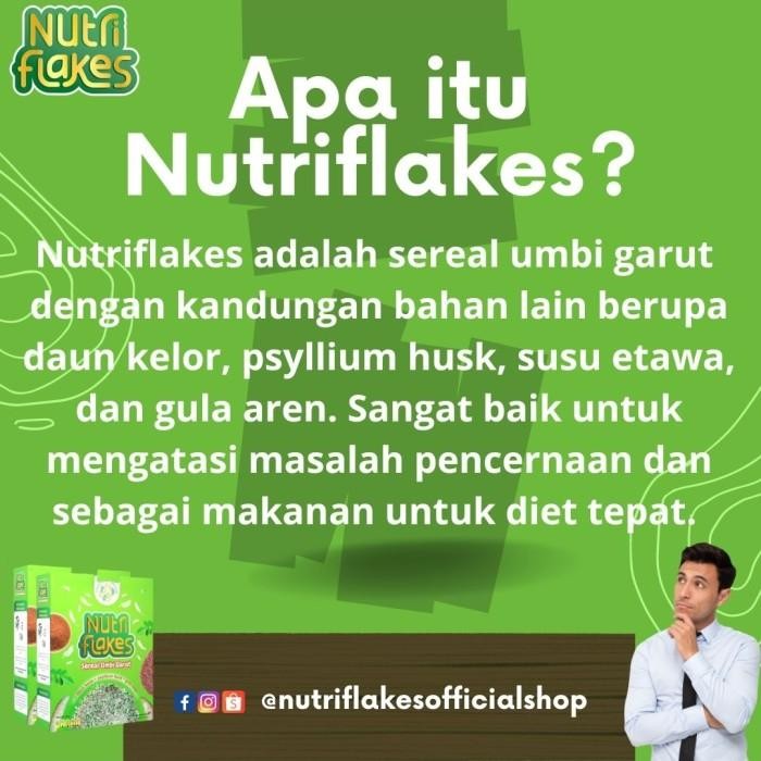 

JTTOP" ORIGINAL NUTRI FLAKES SEREAL UMBI GARUT SOLUSI ASAM LAMBUNG MAAG 280 G