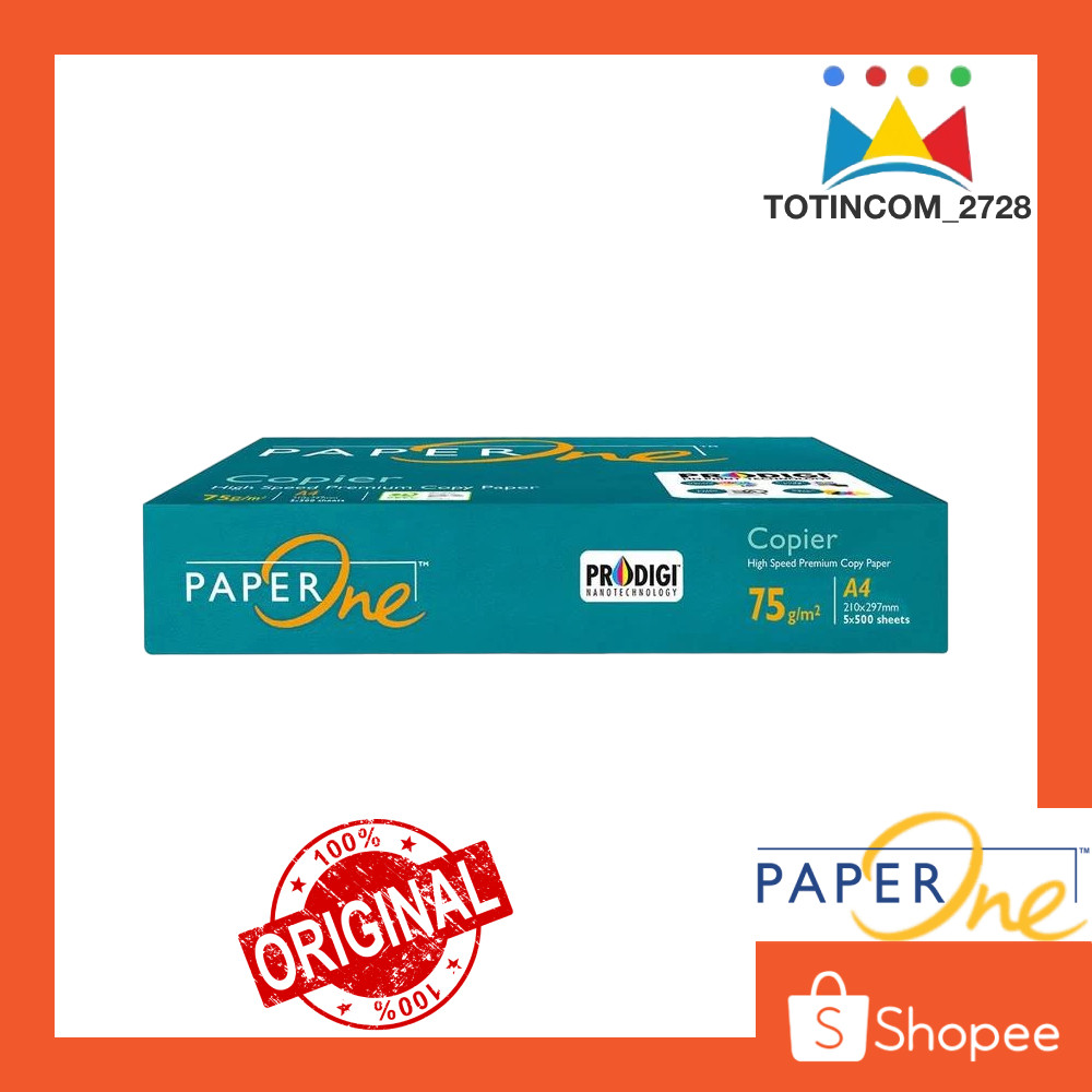 

Kertas HVS Paper One A4 75 gr kertas fotokopi Print Paperone