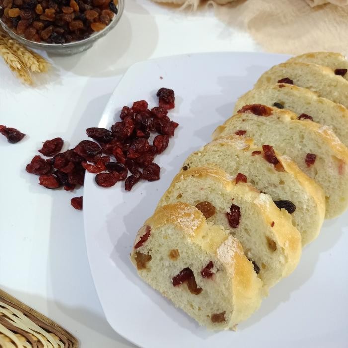 

JTTOP" MIX FRUIT ROLL (CRANBERRY, RAISIN, KRENTEN), ROTI GANDUM TANPA PO