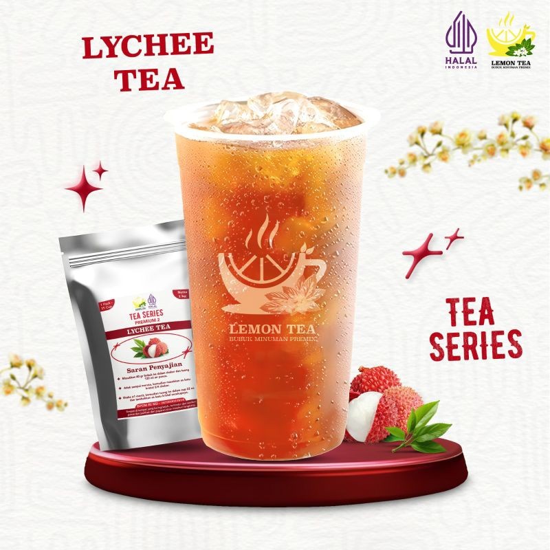 

Minuman Bubuk instan LYCHEE TEA 1000gr Halal Bpom