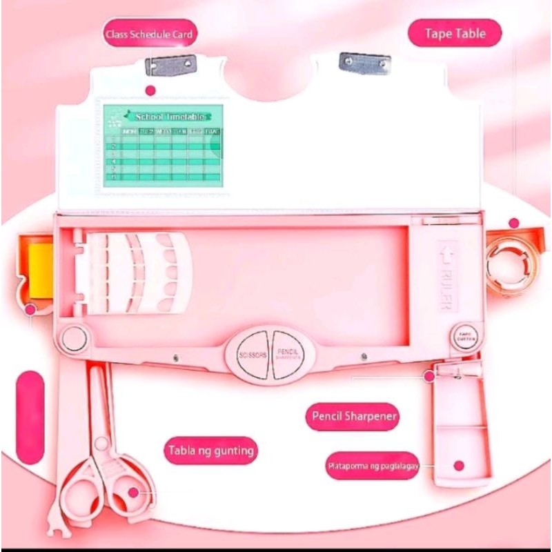 

Kotak/Tempat Pensil Viral/Multifungsi Motif Astronot Pink