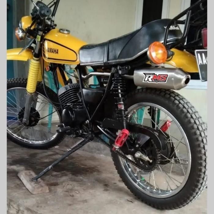 KNALPOT YAMAHA DT100 Original Mulus Exhaust Lambung Kenalpot Lengkap