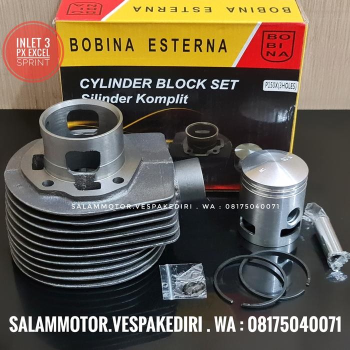 blok seher vespa blok piston silinder vespa Px Ps Excel exclusive spr