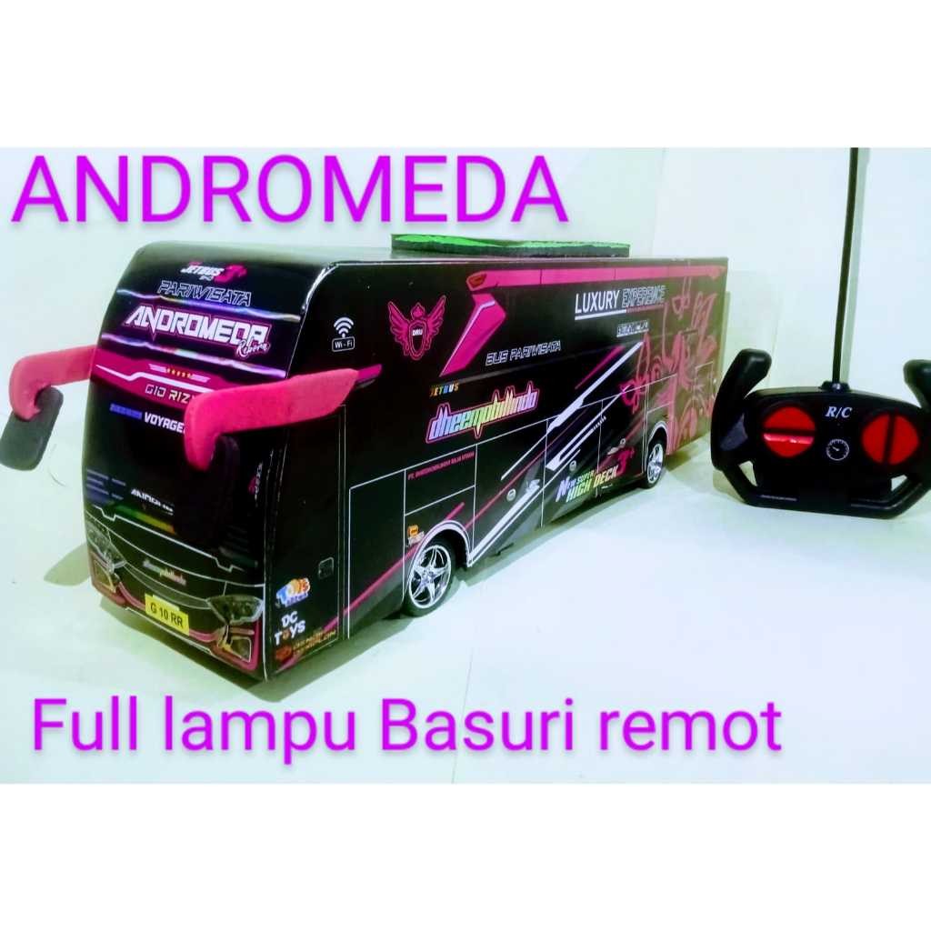 MINIATUR BUS TELOLET BASURI REMOT CONTROL TUAN MUDA JB5