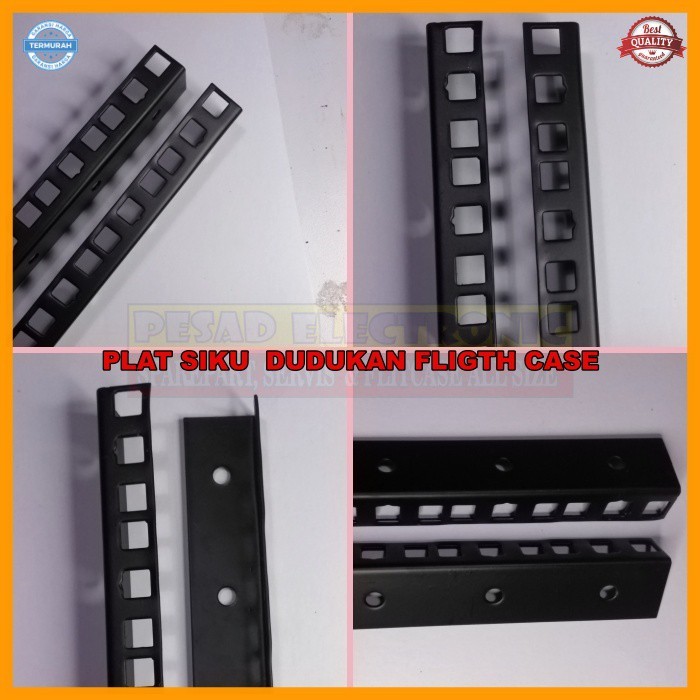 Besi lis Siku Lubang rak hardcase 8U,10U,12U,16U,24,32
