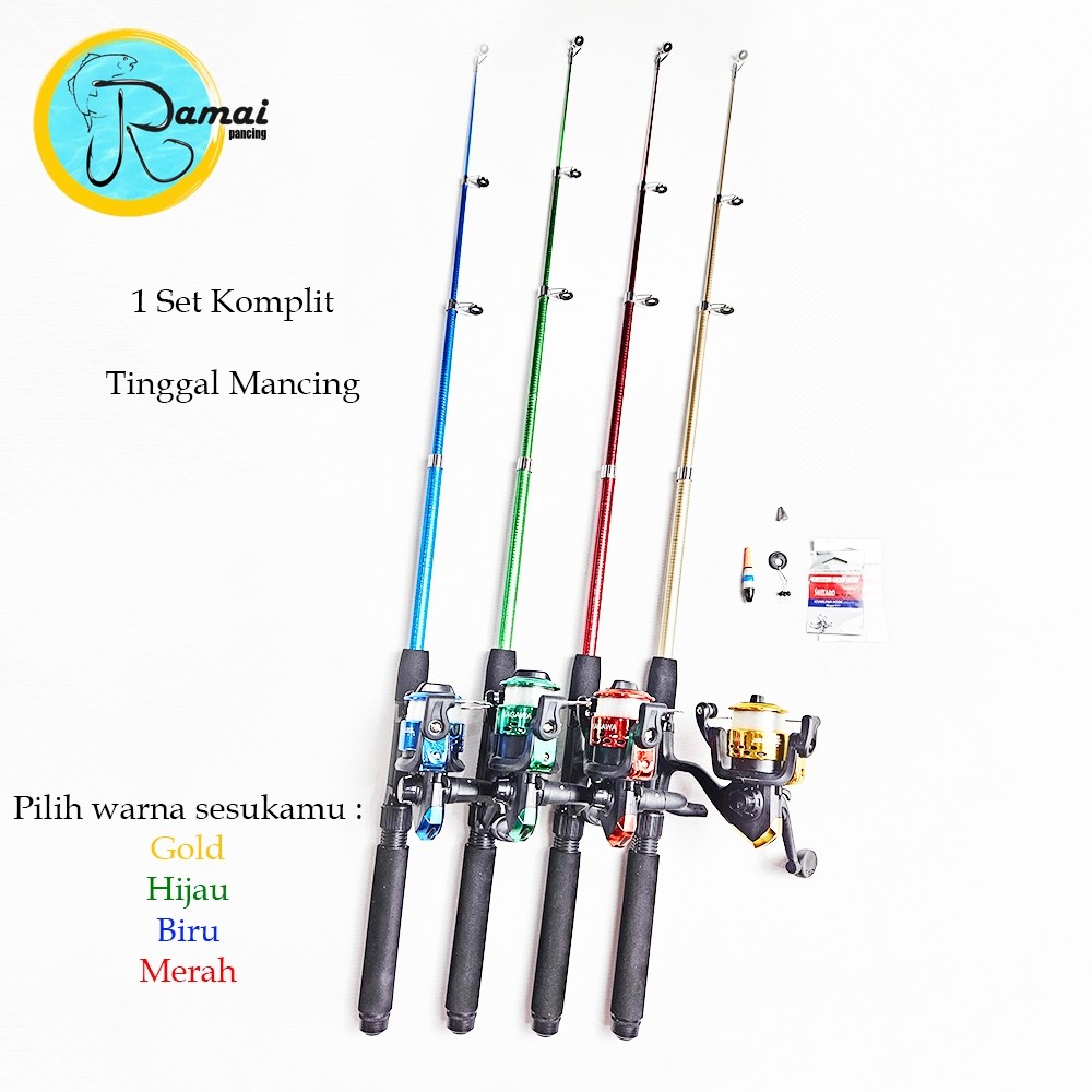 Alat Pancing 1 Set Lengkap Termurah Kuat Alat Pancing Ikan Lengkap Alat Pancing Lengkap Murah Alat P