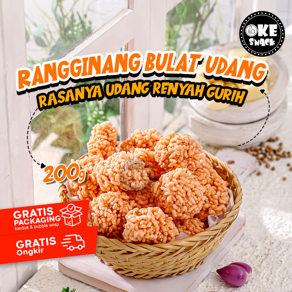

Rangginang Bulat Udang 200g